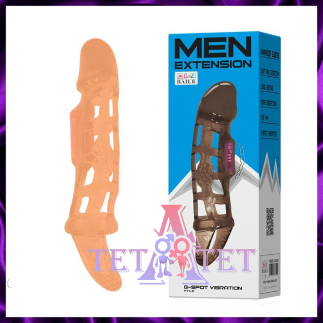 Стимулирующая насадка на пенис с внутренней вибрацией Men Extension